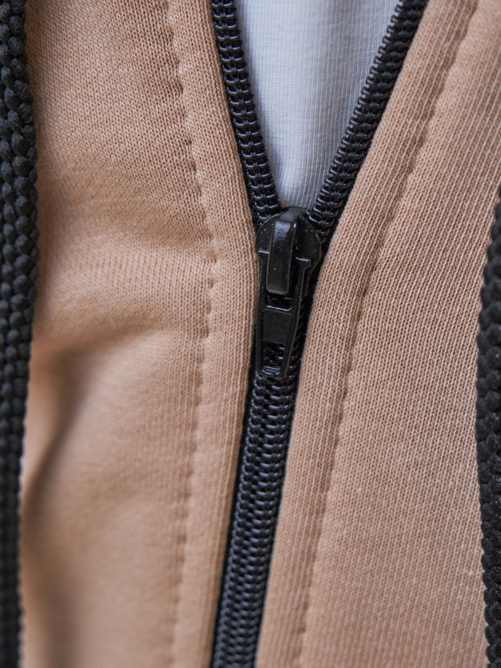 328-К. Костюм детский  на молнии, капучино хлопок 65%, 35% ПЭ, 3-х нитка без начеса 98,104,110,116