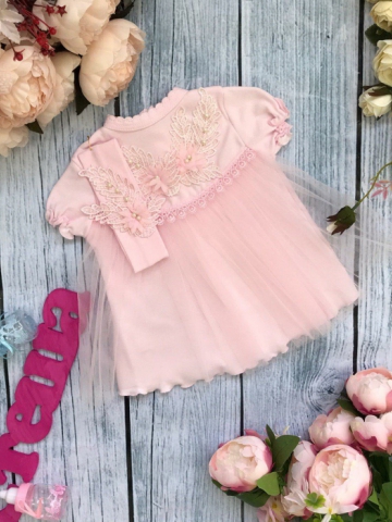 Купить оптом 160 - К/Р. Платье с повязкой на голову,хлопок 100 % интерлок 74,80,86 в Череповце